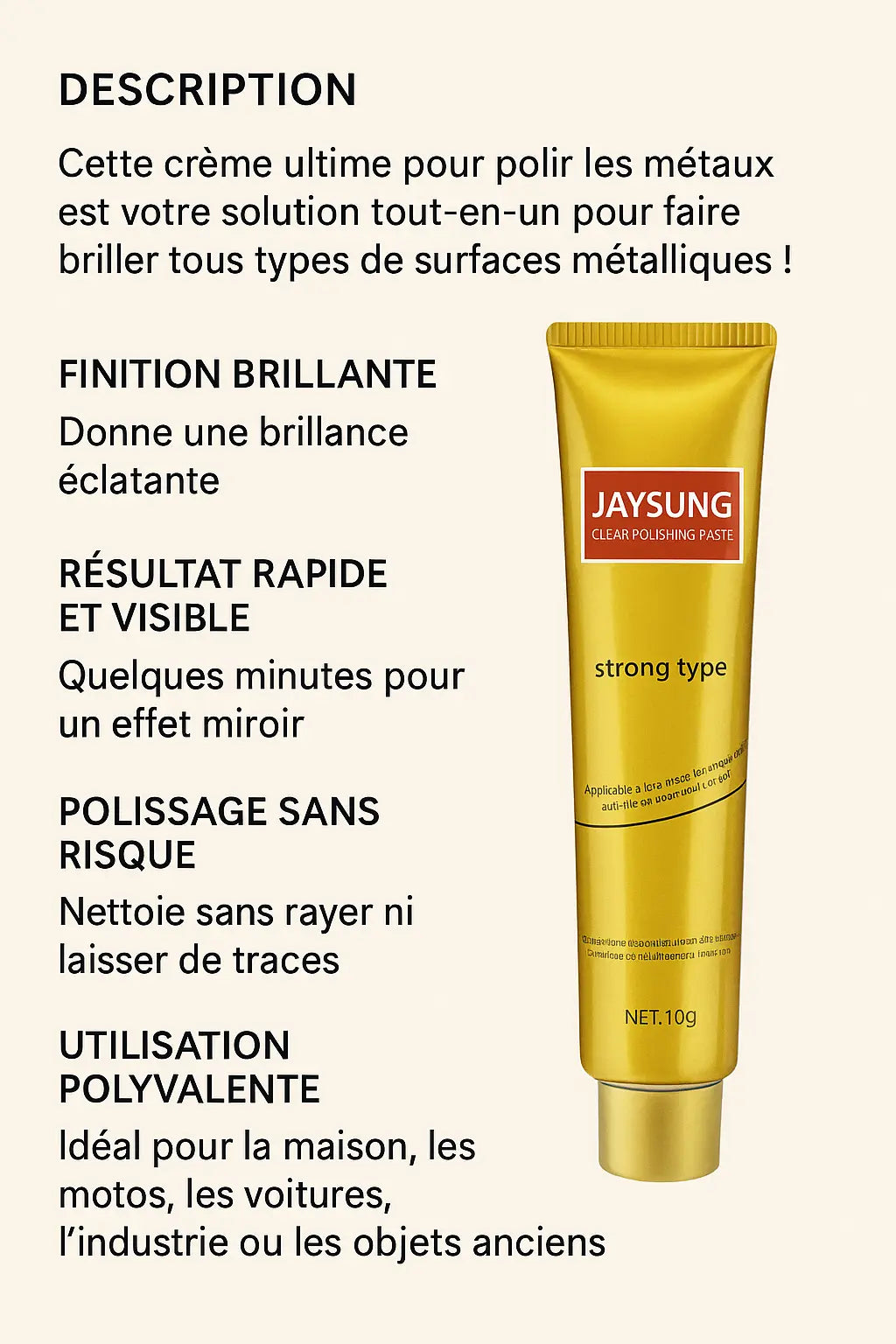 Ultimate Metal Polishing Cream